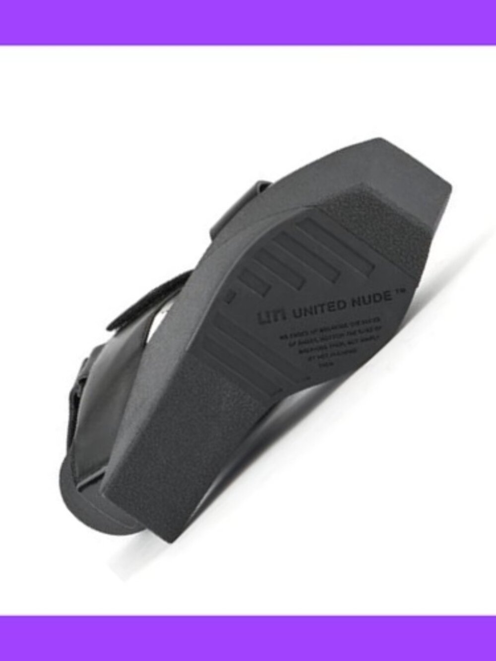United Nude Delta Wedge Sandal in Black - Size 40 (NWT) - Picture 6 of 7